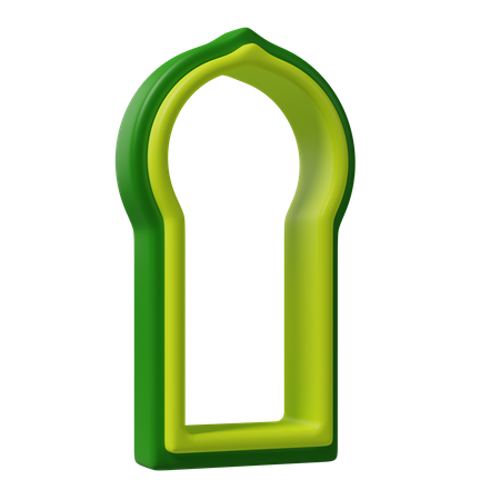 Puerta de la mezquita  3D Icon