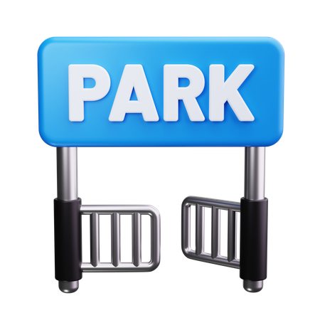 Puerta del parque  3D Icon