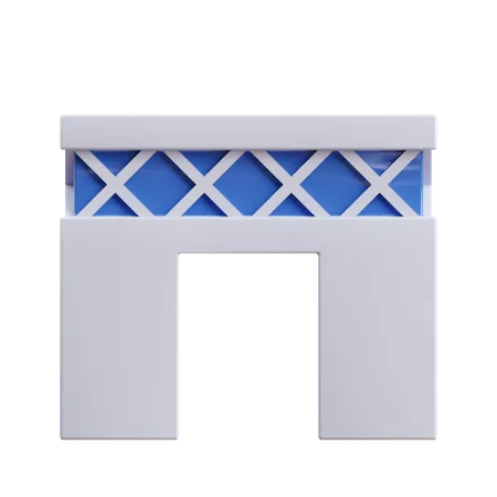 Puerta de dubái  3D Icon