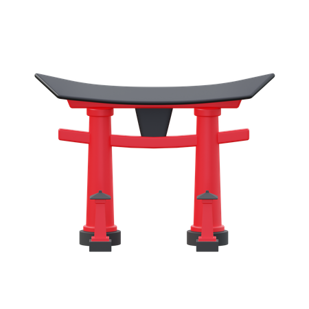 Puerta japonesa  3D Icon