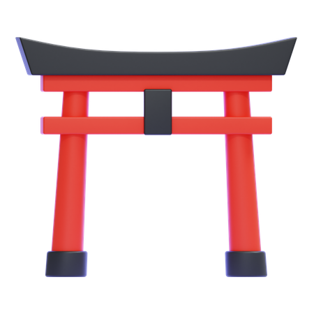 Puerta Torii  3D Icon