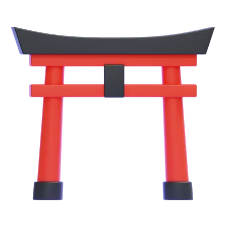 Puerta Torii  3D Icon