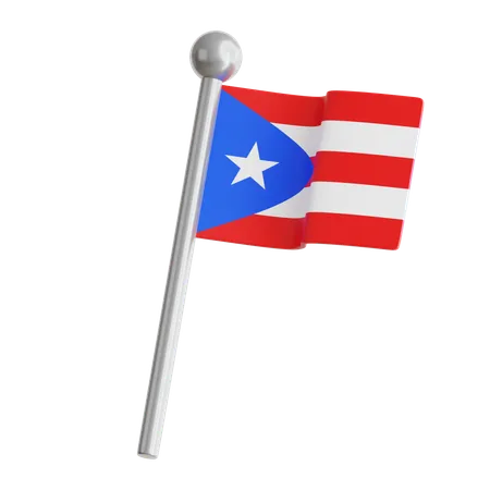 Puerto Rican Flag 1  3D Icon