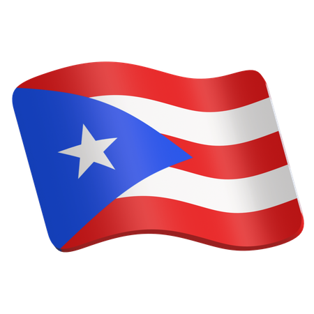 Puerto Rico  3D Icon