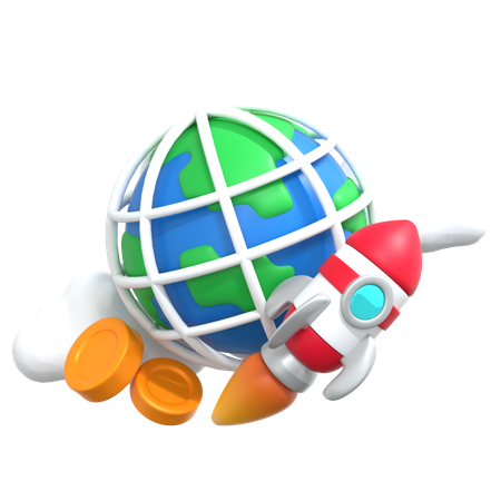 Inicio global  3D Icon