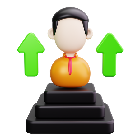Puesto de empleado  3D Icon