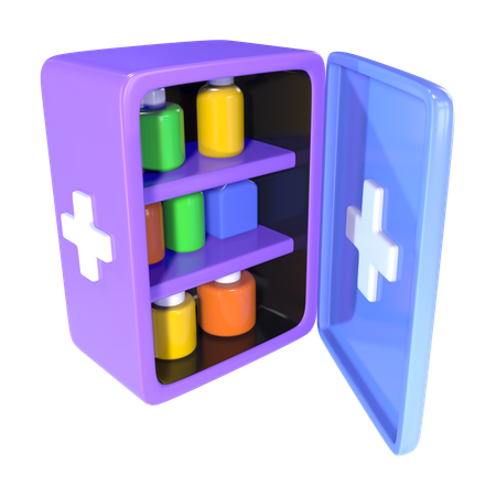 Puesto de primeros auxilios  3D Icon