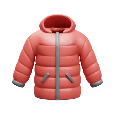 Puffer coat  3D Icon