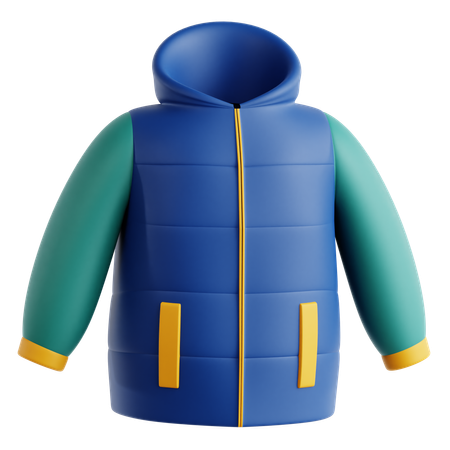 Puffer Coat  3D Icon