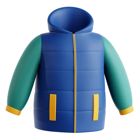 Puffer Coat  3D Icon