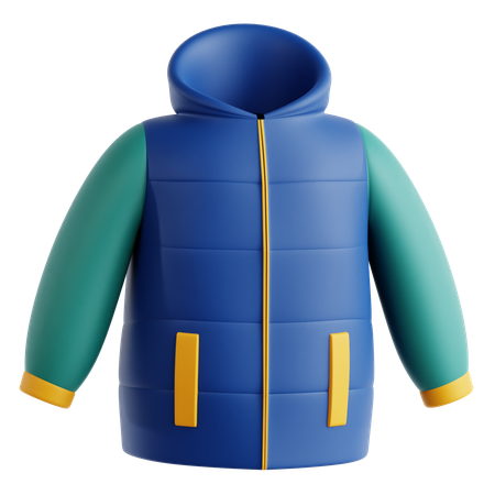 Puffer Coat  3D Icon