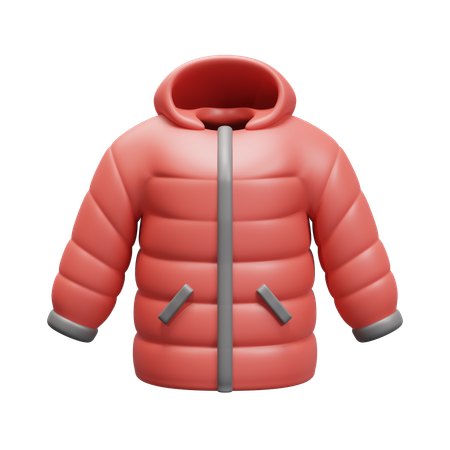 Puffer coat  3D Icon