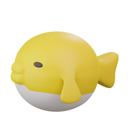 Puffer Fish  3D Icon