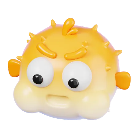 Puffer fish  3D Icon