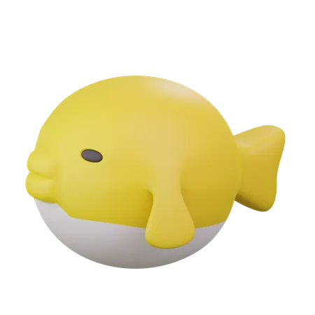 Puffer Fish  3D Icon