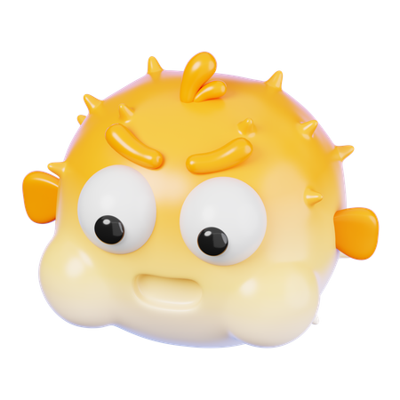 Puffer fish  3D Icon