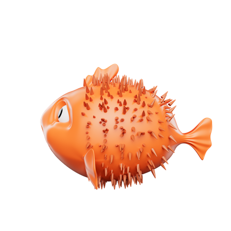 Puffer Fish  3D Icon