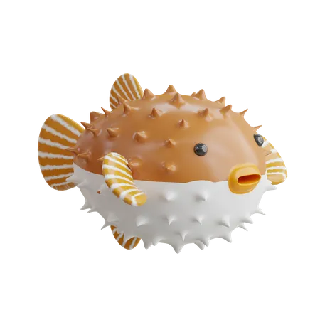 Puffer Fish  3D Icon