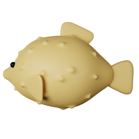 Puffer Fish  3D Icon