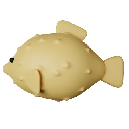 Puffer Fish  3D Icon