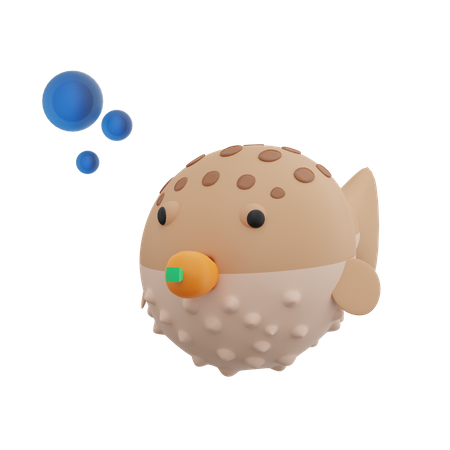 Puffer Fish  3D Icon