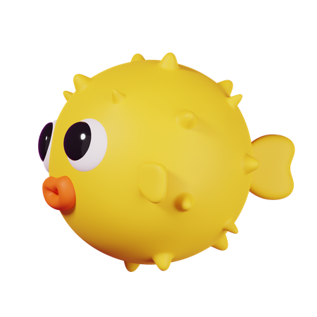 Puffer Fish  3D Icon