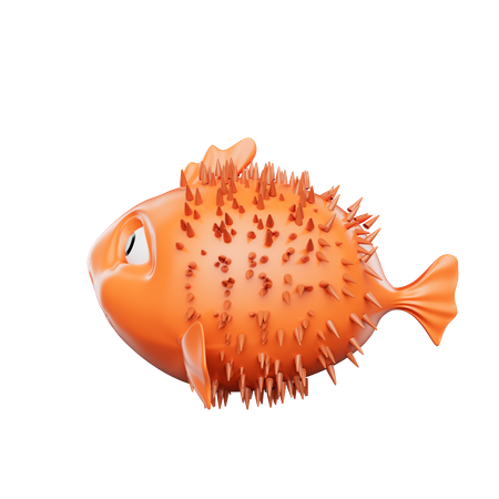 Puffer Fish  3D Icon