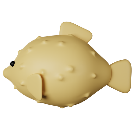 Puffer Fish  3D Icon