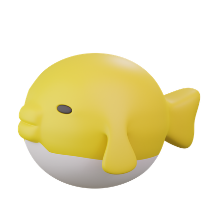 Puffer Fish  3D Icon
