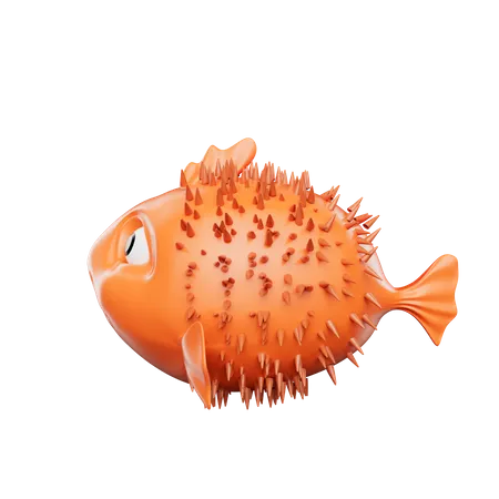 Puffer Fish  3D Icon