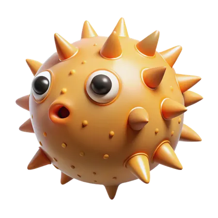 Pufferfish  3D Icon