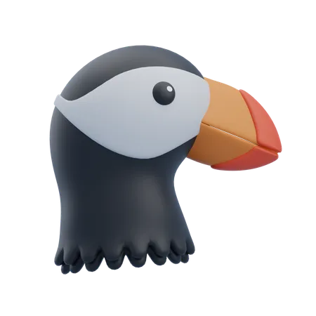 Puffin Bird  3D Icon