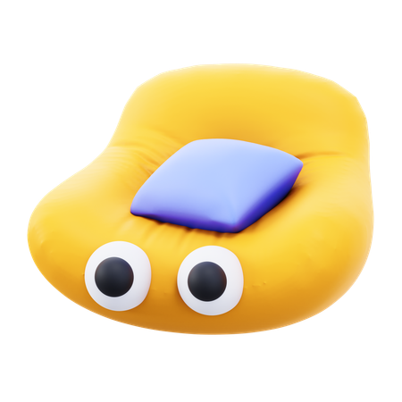 Puffy Chair  3D Icon