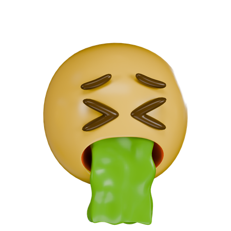 Puke  3D Icon