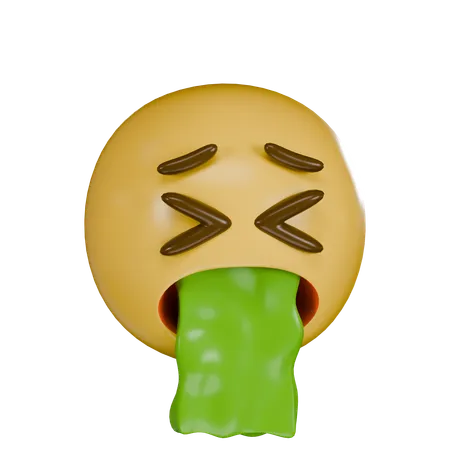 Puke  3D Icon