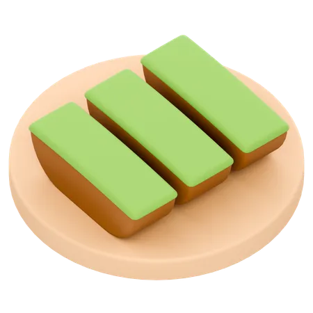 Pandan pukis  3D Icon