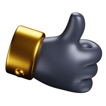 Pulgar arriba  3D Icon