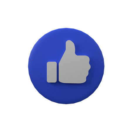 Pulgar arriba  3D Icon