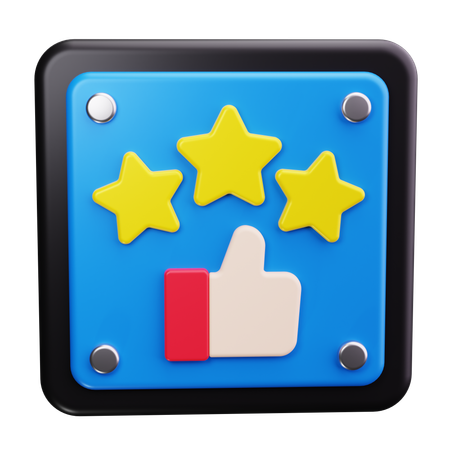 Pulgares hacia arriba  3D Icon