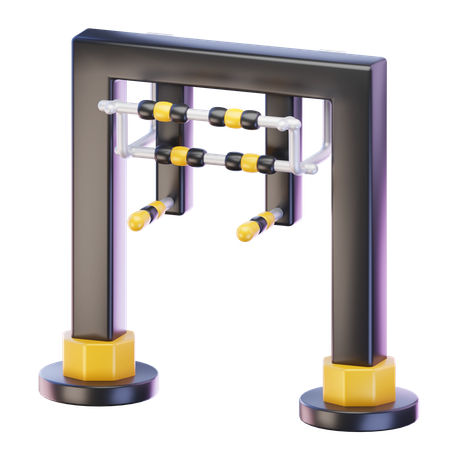 Pull Up Bar  3D Icon