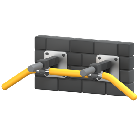 Pull Up Bar  3D Icon
