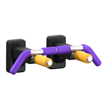 Pull Up Bar  3D Icon