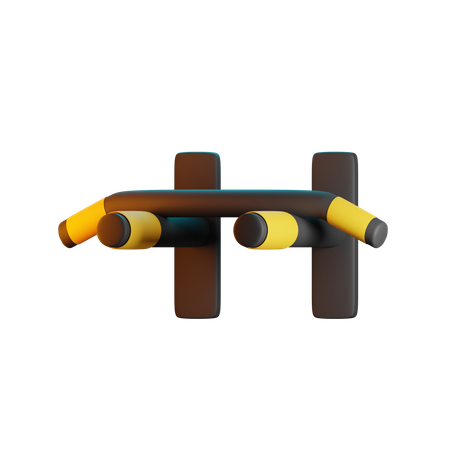 Pull Up Bar  3D Icon