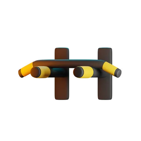 Pull Up Bar  3D Icon