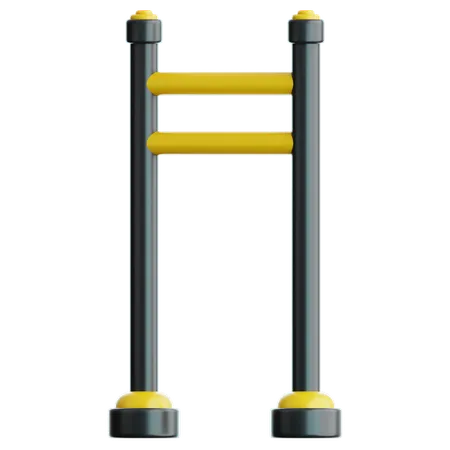 Pull Up Bar  3D Icon