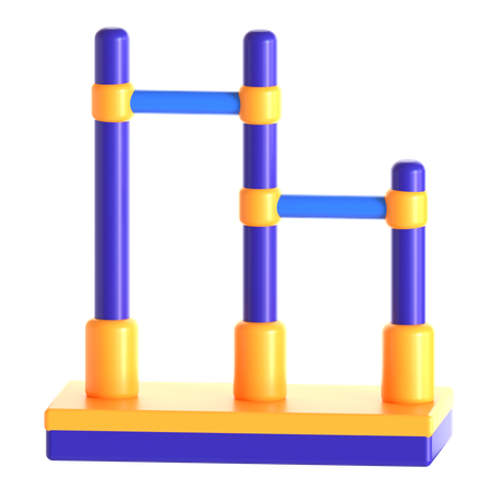 Pull Up Bar  3D Icon