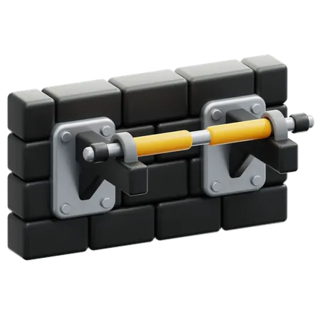 Pull Up Bar  3D Icon