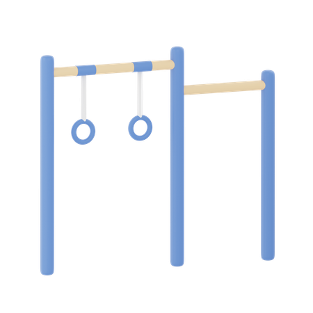 Pull up bar  3D Icon