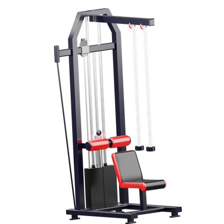 Pulldown Machine  3D Icon