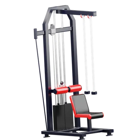 Pulldown Machine  3D Icon